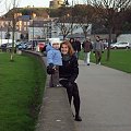To jeden z najdłuższych murków Kamcia - półwysep Howth