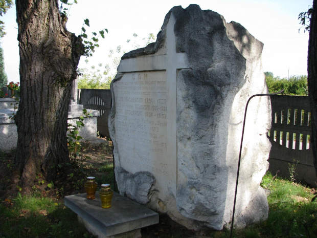Cmentarz Gory Wysokie- pomnik Rodziny Nasławskich