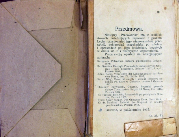 Przewodnik o Gnieźnie 1915 r. opis kosciolów św. Ducha i św. Mikolaja