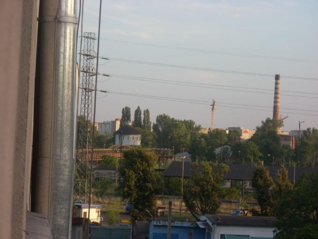 Teren kolejowy niedaleko ul.Krakowskiej we Wrocławiu #PSK #Wrocław #KładkaKolejowa #WieżaCiśnien