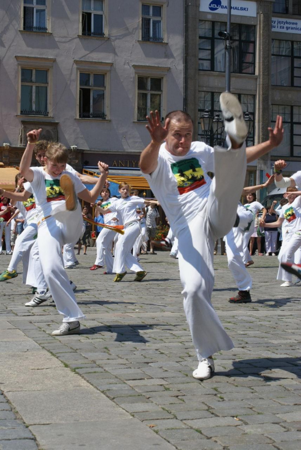 Capoeira - pokaz Wrocław Rynek #capoeira #pokaz #rynek #sport #wrocław