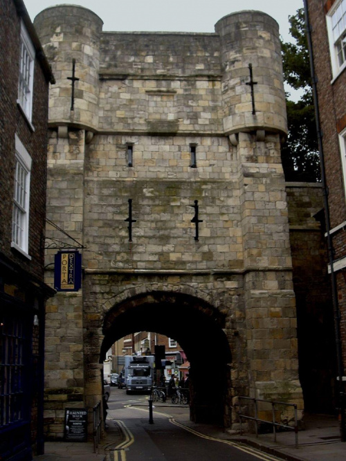 brama wejsciowa na mury obronne #York