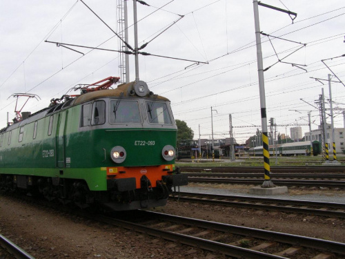 Próba na pociągu w Ostravie #pkp #cargo #kolej #lokomotywa #ET22 #elektrowóz