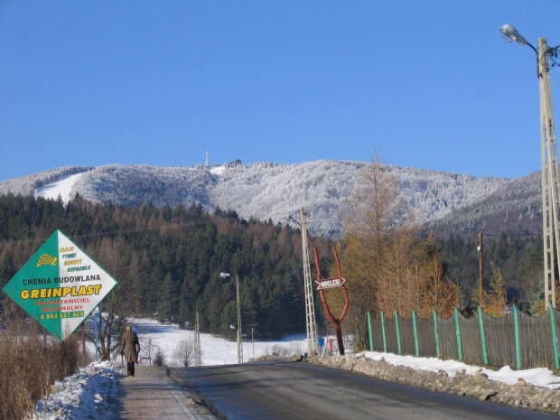 Widok na Jaworzynę z Czarnego Potoku