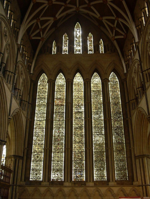 The Five Sister's Window - the Minster's oldest complete window #katedra #York #witraż