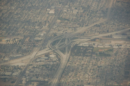 plątanina amerykańskich autostrad - Kalifornia #usa #wycieczka