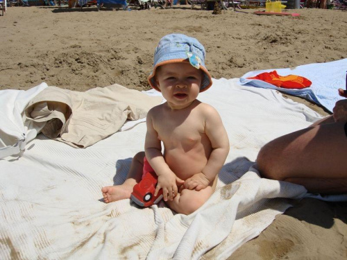 Na plaży w Lido dei Pini