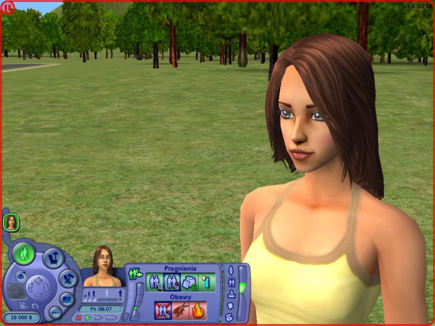 Moja simka Daria... hihi... :D #Sims2 #Zwierzaki