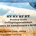 Ky ky ry ky ... oni oszczędzają nawet w Słowach.. Czechy - niedaleko Brna. Menu