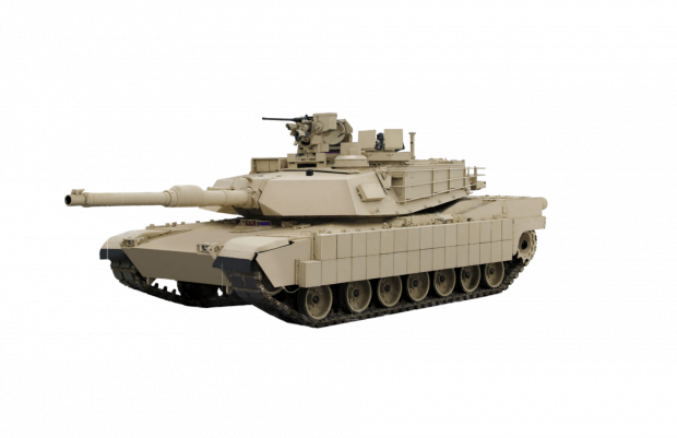 Render M1A2 Abrams. Do wykorzystania w innych pracach.