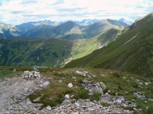 widok w kierunku Tatr Wysokich #Tatry