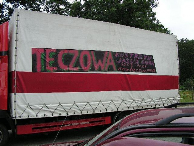 Pielgrzymka piesza Grupa Teczowa A. D. 2007. 29 lipca - 12 sierpnia z Kostrzyna nad Odrą na Jasną Górę. Tegoroczna liczyła 96 uczestników i znów przeszła ponad 440 kilometrów... #pielgrzymka