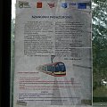 Takie informacje o rozpoczęciu prac nad Łódzkim Tramwajem Regionalnym zawisły w łódzkich tramwajach i autobusach MPK