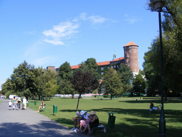 Wawel widziany znad Wisły