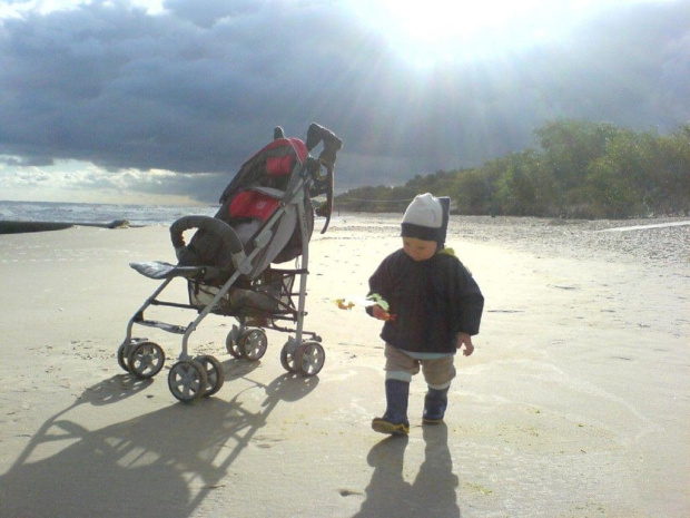 poranek na plaży