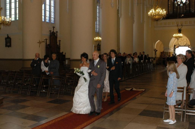 Nasz Ślub Wąwolnica - Lublin 16.09.2006 #Ślub #Wąwolnica #Lublin #kościół #rodzina #bliscy