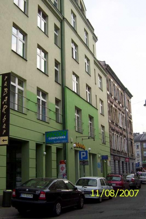 uliczka - stara dzielnica Krakowa Kazimierz