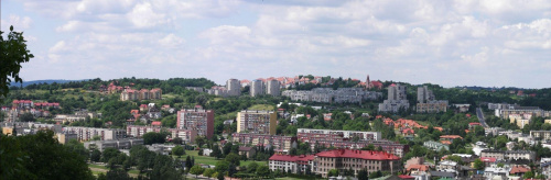 Panorama Przemyśla - widok Zasanie. (robione PanoramaPlus 1)