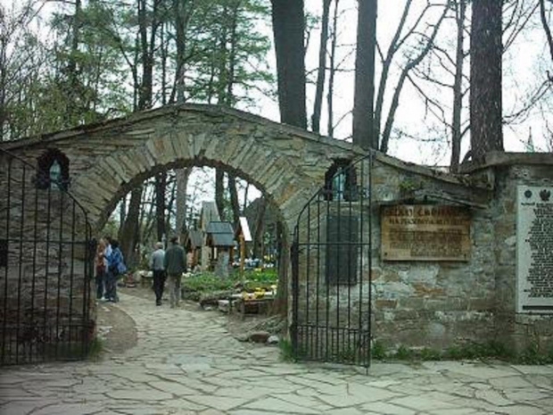 Stary historyczny cmentarz na Penskowym Brzyzku