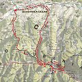 Mapka trasy rowerowej na Lubań #mapa #rower #góry #gorce #beskidy #lubań