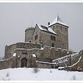 Zamek w kolorach - zima #ZamekWBędzinie