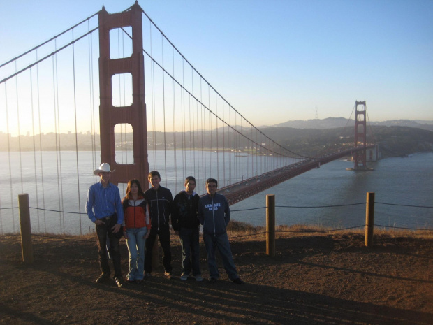 przy Golden Bridge w San Francisco