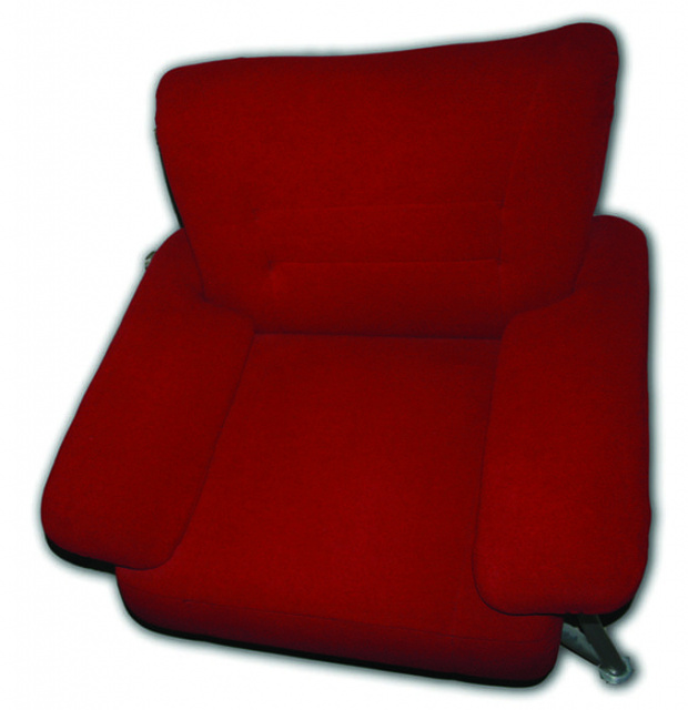 red sofa