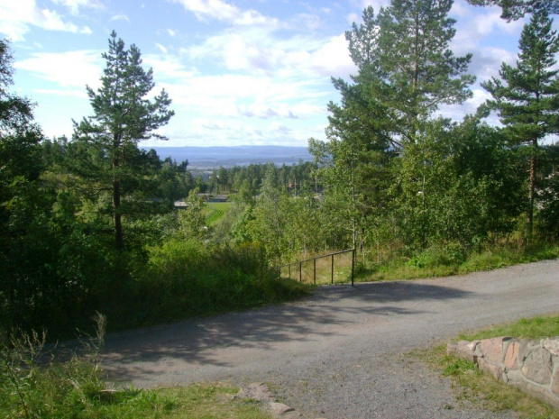 Holmenkollen, widok w stronę fiordu